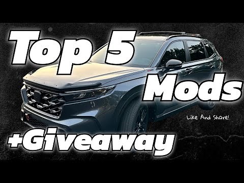 Honda CRV Top 5 Must Have Mods & Accessories + Giveaway! 2023 2024 2025 2026