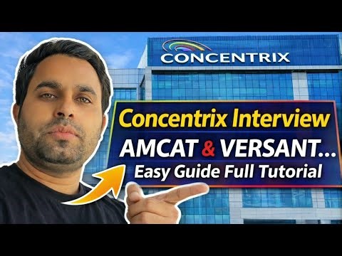 Concentrix Non Voice Job 💻 AMCAT & Versant Test Explained | 12th Pass Eligible 😍