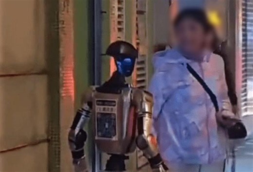 Woman hospitalised after being startled by humanoid robot
