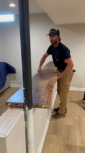 Live edge walnut countertop install! 🤙 | Oakmond Design