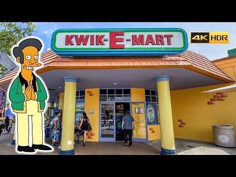 Universal Studios Orlando Simpsons KWIK -E- MART Tour