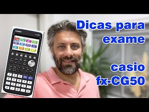🥇 Dicas para exame - Casio fx-CG50 🤩