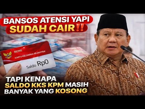 Bansos ATENSI YAPI Tahap 1 2026 SUDAH CAIR‼️ Tapi Kenapa Saldo KKS Banyak yang NOL? ini Faktanya