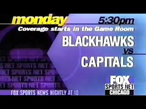Chicago Blackhawks on Fox Sports Net Chicago promo 1999