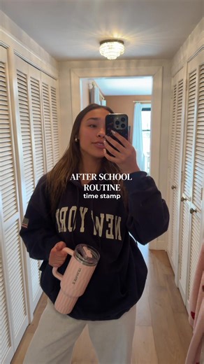 so close to spring break ☺️🌷✨ after school routine for my besties mwah #school #routine #timestamp #grwm #relatable