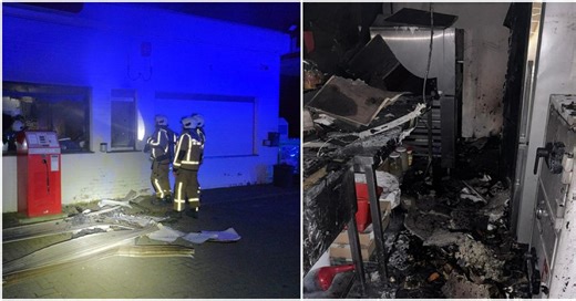 Un incendie ravage le magasin de la pompe à essence Lukoil, à Gosselies