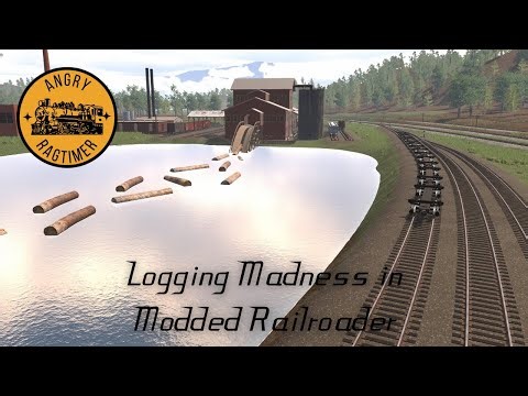 Logging with new Modded Locomotives! | Railroader Livestream!