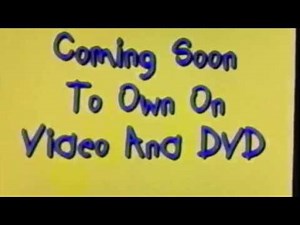 Coming Soon To Own On Video And DVD (Playhouse Disney Variant)
