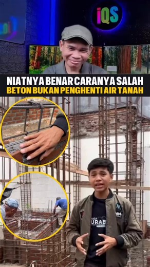 QS Services on Instagram: "Niatnya sudah benar: 👉 mau cegah rising damp 👉 mau kasih ruang pipa Tapi caranya keliru. - Beton bukan penghenti air tanah - Sloof praktis bukan solusi rising damp Air naik lewat kapiler, bukan lewat logika tukang. Kalau jalurnya tidak diputus, dinding tetap lembab. Anti lembab itu soal detail, bukan nambah beton. 👉 Biar tidak salah di lapangan, pahami SOP Penanganan Rising Damp sesuai prinsip SNI & best practice 📘 Detail step-by-step ada di link bio Catatan: Konte