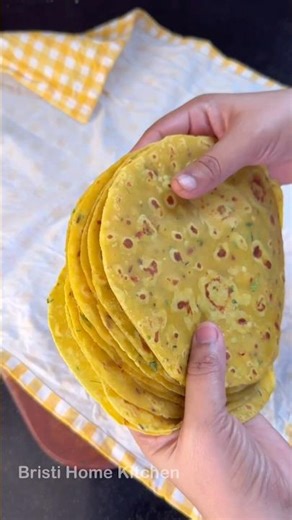 Ye roti kha kar 5 kg weight kam ho gya mera🤭 #shorts #bristihomekitchen #proteinroti