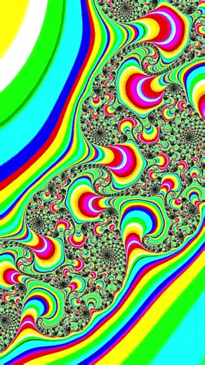 #shorts #animationart #trippyart Electric Dreamfall: Mandelbrot Fractal Cascade in Trance Velocity