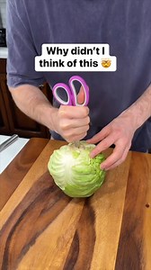 71K views · 93 reactions | Genius cooking tips Wes & Alison share helpful cooking and meal prep tutorial tips with cabbage. This original video was produced by Wes and Alison. | Life According to Us | Facebook