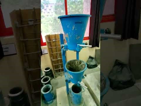 Compaction Factor Test for Concrete Test For Workability Of Concrete As per Is code 1199 with demo