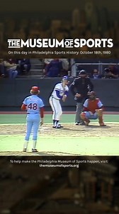 801K views · 5.5K reactions | October 18th, 1980 - The Philadelphia Phillies lose to the Kansas City Royals 5-3 in game 4 of the World Series, tying the series up at 2-2. Dickie Noles fired a fastball high and inside at George Brett, igniting chaos. This moment is often credited with helping swing momentum back toward Philadelphia for the rest of the series. #Phillies #MLB | The Museum of Sports | Facebook