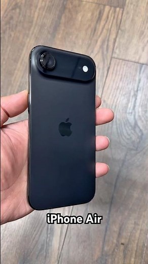Apple iPhone Air Space Black – The Cleanest Design Yet!