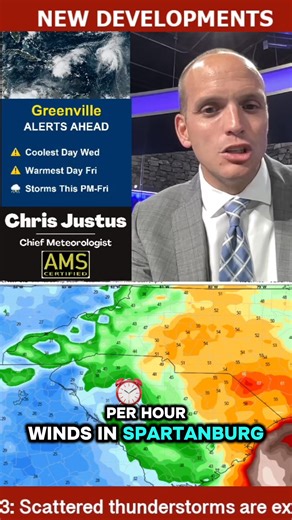 Models are signaling the chance for a direct hit from a landfalling hurricane. The Southeast needs to stay alert — impacts could be high if this track holds. I’ll break down the timing and areas most at risk. #HurricaneUpdate #TropicsUpdate #StormTracking #SoutheastWeather #FYP | Chris Justus, WYFF 4 Chief Meteorologist