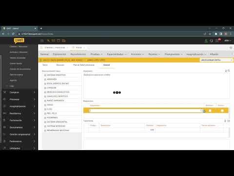 Visita 1/3. Nueva visita y apartado general