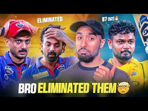 CSK ka TAMBU on Sanju ka BAMBU 😭 Samson 87🔥 DC Eliminated | IPL 2026