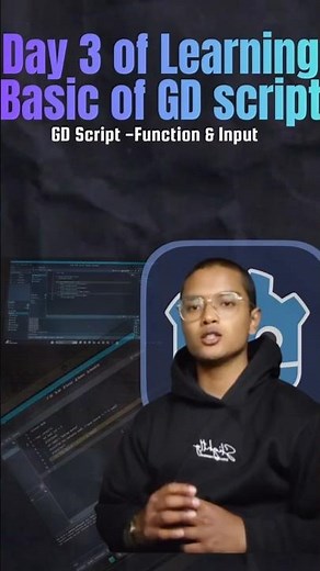 Day 3 of learning the basics of the GD Script - Function & Input #gdscript #coding #fyp #gamedev