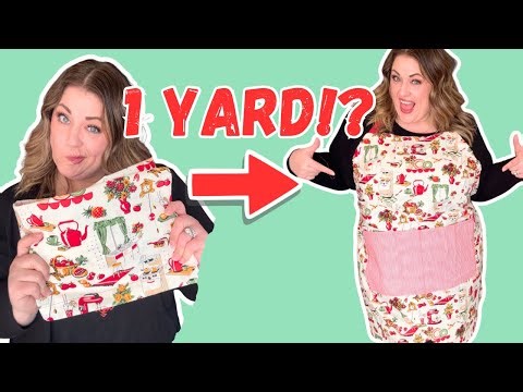 I Wasn’t Going to Make an Apron… But This Fabric Changed My Mind