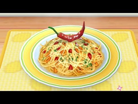 Cooking Mama - Spaghetti Aglio e Olio | 3 Stars & 3 Papa's Hearts
