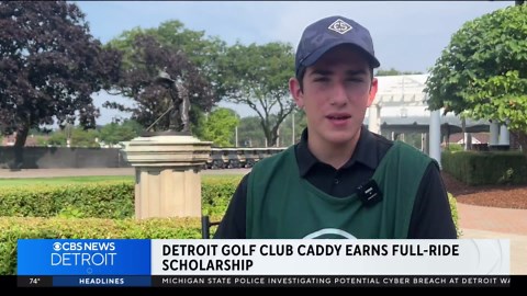 Detroit Golf Club caddie earns full ride scholarship