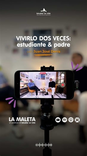 🎙️ Nuevo episodio de La Maleta En este capítulo hablamos con Juan José Denis, antiguo participante del programa J-1 hace casi 40 años y padre de cuatro estudiantes que también vivieron su año escolar en Estados Unidos 🇺🇸 Una experiencia que, como cuenta, le ayudó a adaptarse, mejorar su comunicación y ganar confianza en inglés. Hoy comparte su visión sobre todo lo que se aprende cuando un joven vive y se adapta a un entorno completamente nuevo. 🎧 Escucha el episodio completo en Spotify, Appl