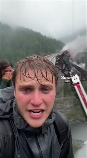 OMG Train Bridge Collapse Caught on Camera | Realistic AI Disaster Footage