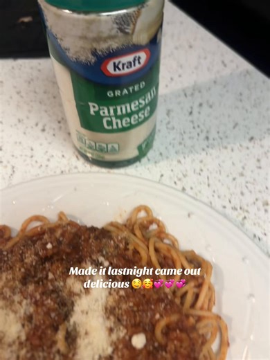 last night for dinner 💞💞💞#fy #food #spaghettirecipe #fypシ゚viral #dinner