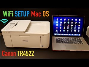 Canon Pixma TR4522 Setup MacBook, MacOS.