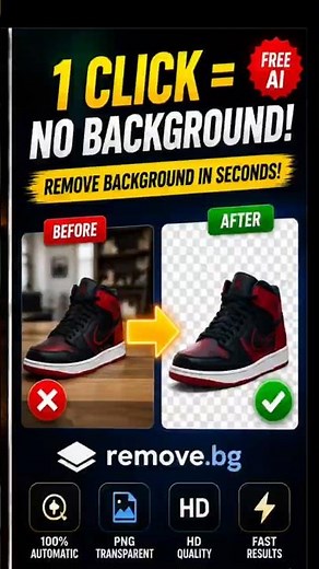 Remove Any Background in ONE Click! 🤯🔥