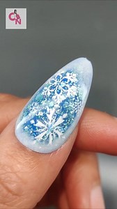 295K views · 3.2K reactions | Day 10 of Easy Christmas and Winter Nail Art Tutorials series ❄️ Beautiful blue glitter snowflake nail art for that cute festive look. #christmastreenails #bluenailart #glitternails #fblifestyle #nailartinspo #christmasnailinspo #snowflakenails #winternails #christmasnails #christmasdecor #christmasnaildesigns #nailarttutorial | Crazy Nailzz - The Nail Art Studio | Facebook