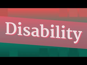 DISABILITY pronunciation • How to pronounce DISABILITY