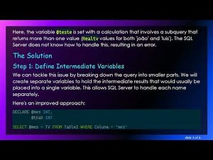 Solving the Subquery Returned More Than 1 Value Error in SQL Server