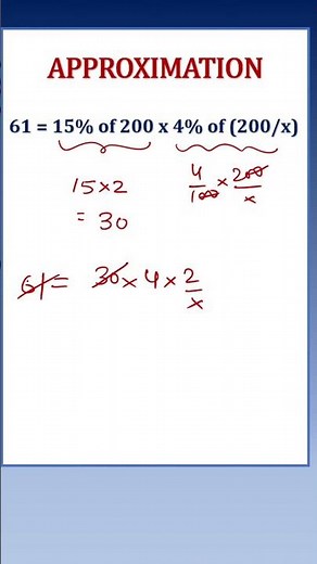 Easy Approximation Question for Banking Exams | Quantitative Aptitude #shorts