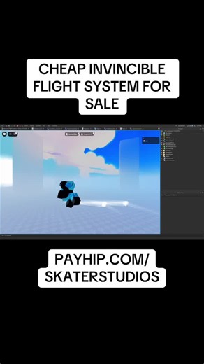 Invincible Flight System for Roblox Studio