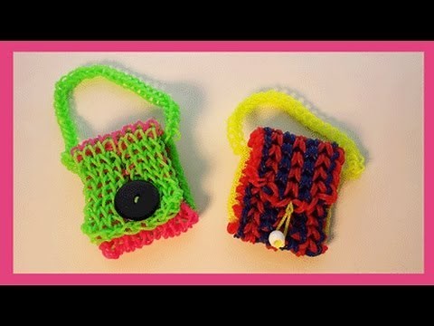 Make any Rainbow (Fork or Loom Cuff) into a Mini Purse!