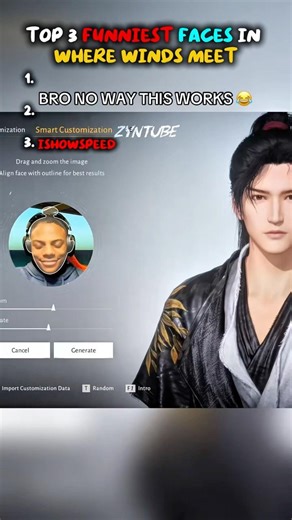 Top 3 Funniest Faces in Where Winds Meet 😂 #shorts