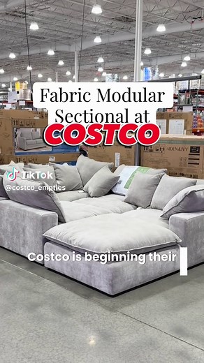 6-Piece Fabric Modular Sectional Now Available at Costco