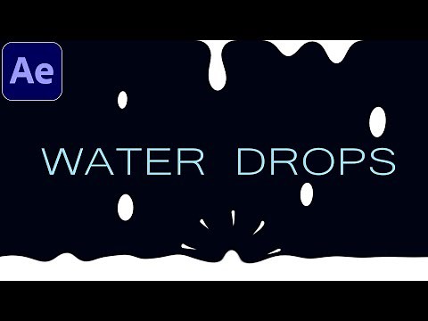 How to create 2D water drops and wave effects in After Effects #oe338