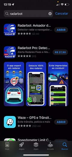 RADARBOT. Aplicativo top para avisar radares com antecedência, e de forma que não tem como passar batido pelo radar. Bom demais já na versão gratuita. Na verdade não é necessário ter a versão paga. Vai livrar de umas propagandas e parar de pedir para atualizar os mapas. Eu uso sem atualizar e nem ligo para as propagandas. Porque só aparece uma vez. Depois não aparece mais. #dica #dicatop #multas