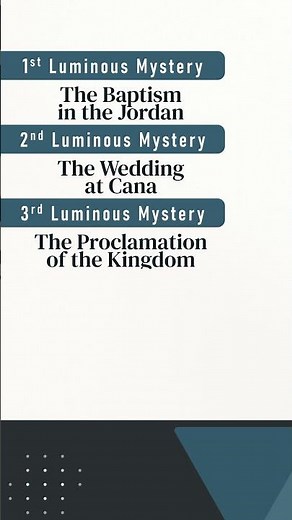 Thursday Rosary - Luminous Mysteries #rosarydevotion #rosary #rosaryprayer #rosarytoday