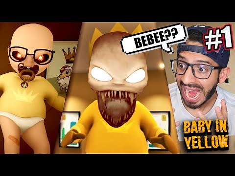 HISTORIAS DE TERROR CON EL BEBE AMARILLO | Juegos Luky