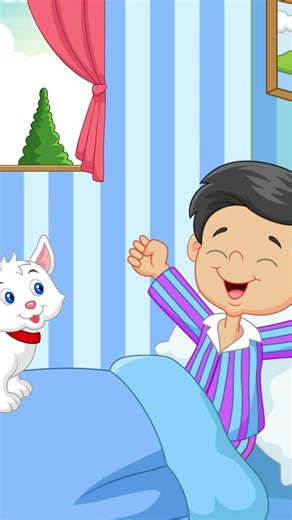 Get Up Song #shorts #kidsmusic #earlylearning #kidssongs #educationalsongs #toddlersongs