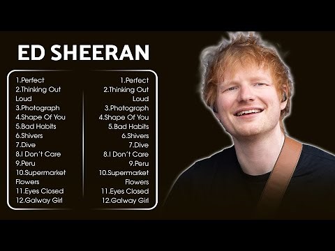 ED SHEERAN Songs Playlist 2024 | The Best Of ED SHEERAN | Greatest Hits Full Album 2024 (Lyrics)
