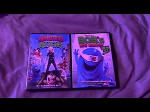Monsters Vs Aliens and Bob’s Big Break in Monster’s 3D Double DVD 📀 Pack 40th Anniversary Video