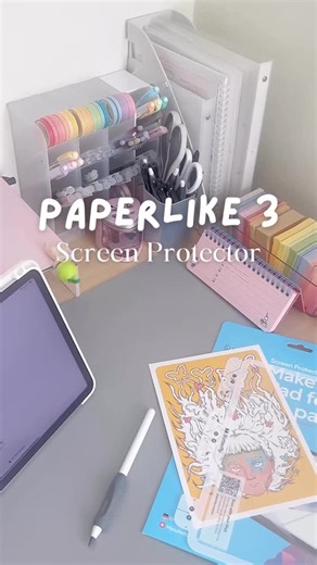 studyliving on Instagram: "A quick and easy installation, with Paperlike 3’s new butterfly application system. It makes the installation process bubble and dust free and gives writing on an iPad that paper-like feel! @paperlike Product link: https://shop.paperlike.com/studyingliving642 . . . #paperlike #studygram #studymotivation #student #explorepage #studyproductivity #notetaking #ipad #screenprotector"