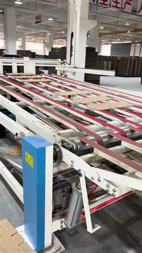 A Fully Automated Cardboard Box Production Site