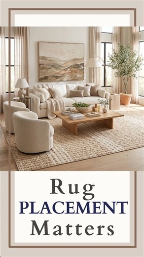 Living Room Rug Placement Guide