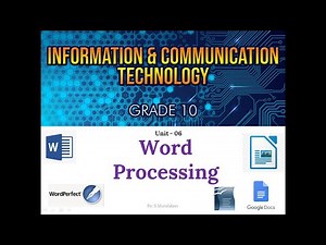 Grade 10 | ICT Unit 6 | Word Processing | Part 5 |